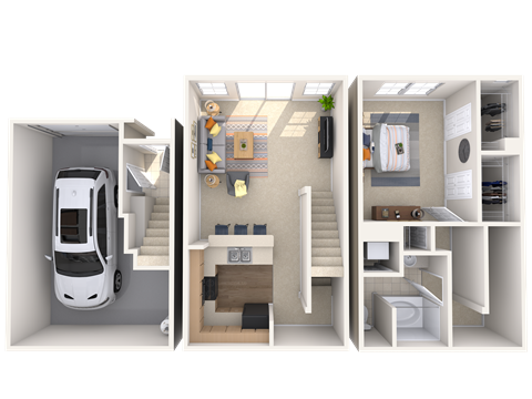 The Royale - 1x1 - 868 sq. ft. The Royale - 1x1 - 868 sq. ft. at Broadstone Towne Center, Albuquerque, New Mexico